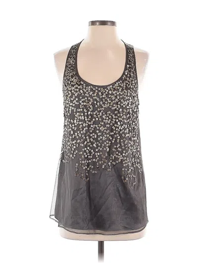 Pre-owned Banana Republic Heritage Collection Sleeveless Blouse In Gray