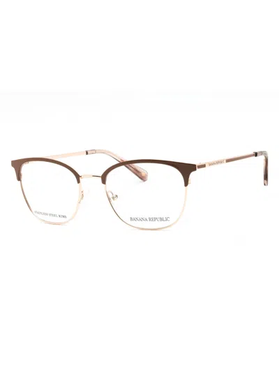 Banana Republic Isadora Eyeglasses In Brown/clear Demo Lens