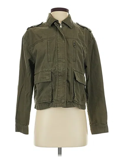 Pre-owned Banana Republic Jacket In Green