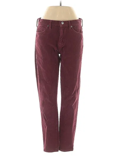 Pre-owned Banana Republic Jeans In Burgundy