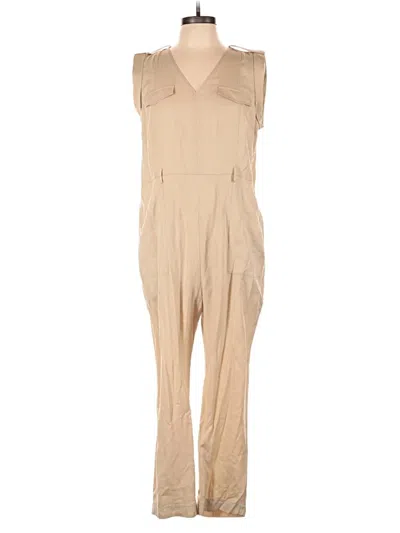 Pre-owned Banana Republic Jumpsuit In Tan