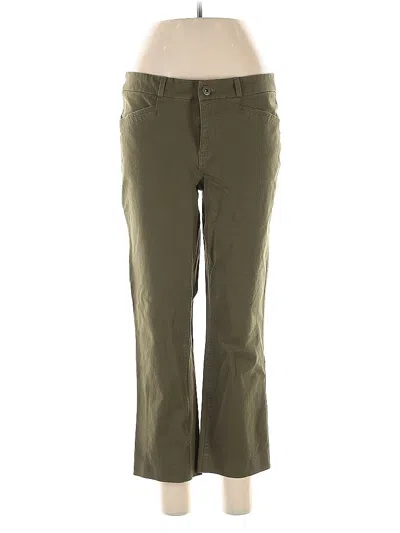Pre-owned Banana Republic Khaki Pant In Green