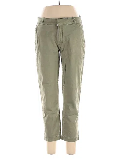 Pre-owned Banana Republic Khaki Pant In Green