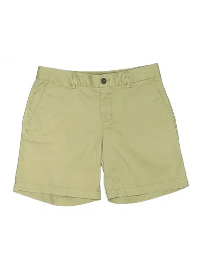 Pre-owned Banana Republic Khaki Shorts In Green