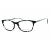 Banana Republic Ladies Green Rectangular Eyeglass Frames Br204 In Multi