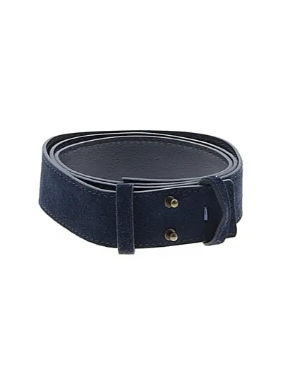 Pre-owned Banana Republic Leather Belt In Blue
