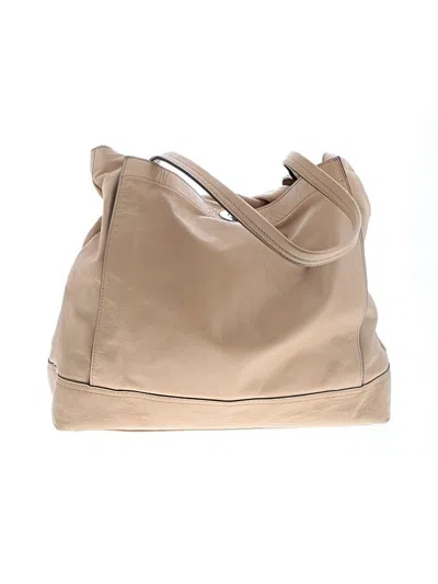 Pre-owned Banana Republic Leather Tote Bag In Tan