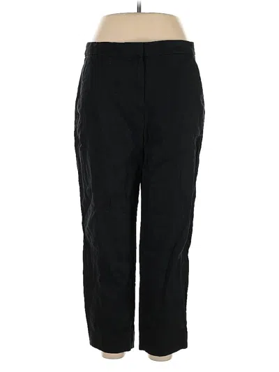 Pre-owned Banana Republic Linen Pants In Black
