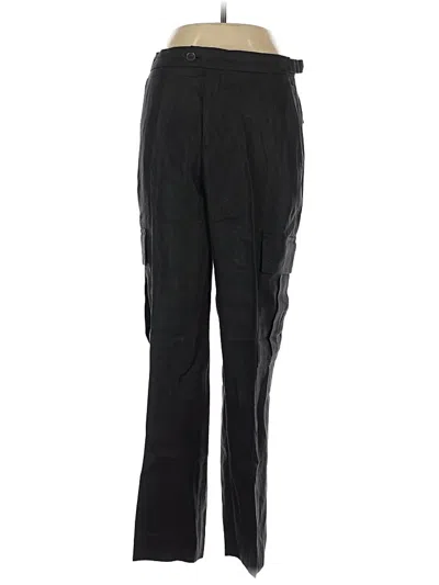 Pre-owned Banana Republic Linen Pants In Black