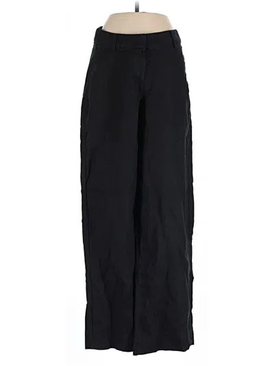 Pre-owned Banana Republic Linen Pants In Black