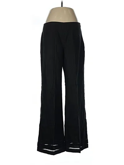 Banana Republic Linen Pants In Black