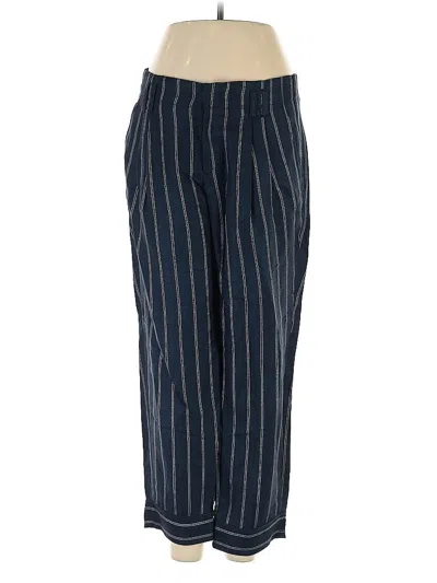 Pre-owned Banana Republic Linen Pants In Blue