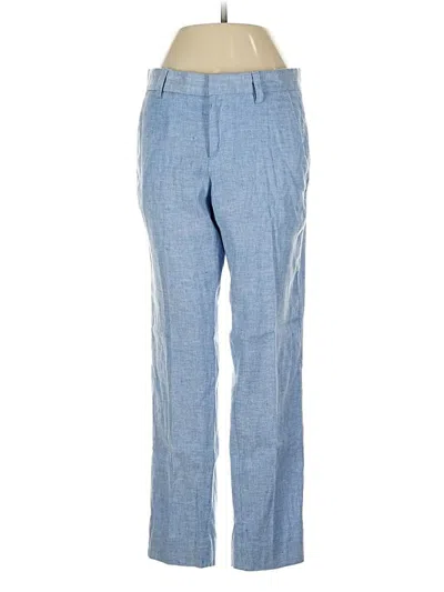 Pre-owned Banana Republic Linen Pants In Blue