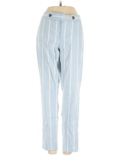 Pre-owned Banana Republic Linen Pants In Blue