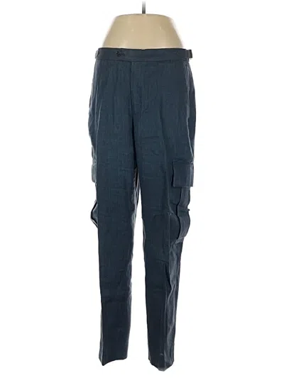 Pre-owned Banana Republic Linen Pants In Blue