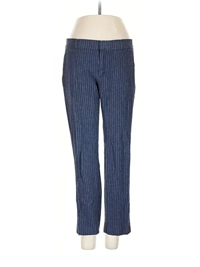 Pre-owned Banana Republic Linen Pants In Blue