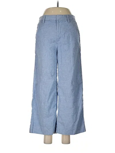 Pre-owned Banana Republic Linen Pants In Blue