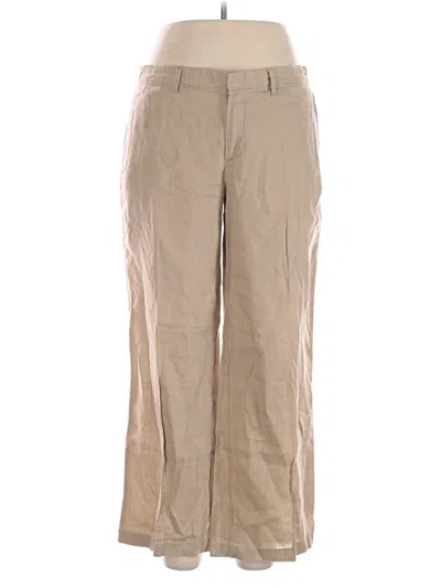 Pre-owned Banana Republic Linen Pants In Brown