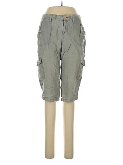 Pre-owned Banana Republic Linen Pants In Green