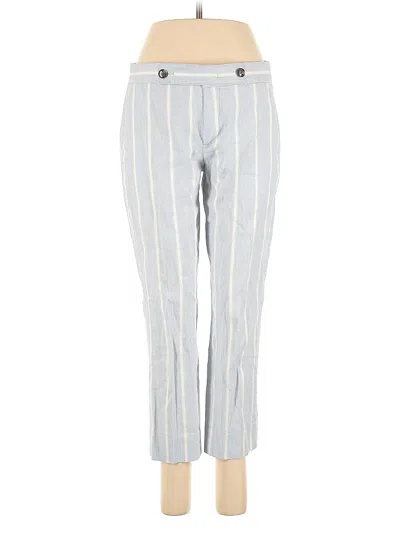 Pre-owned Banana Republic Linen Pants In Silver
