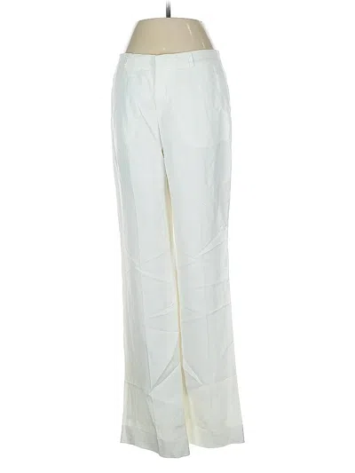 Pre-owned Banana Republic Linen Pants In Silver