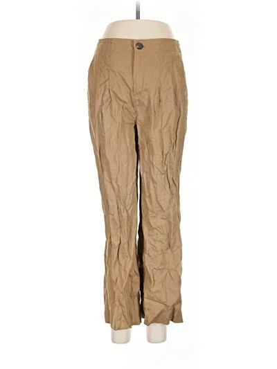 Pre-owned Banana Republic Linen Pants In Tan