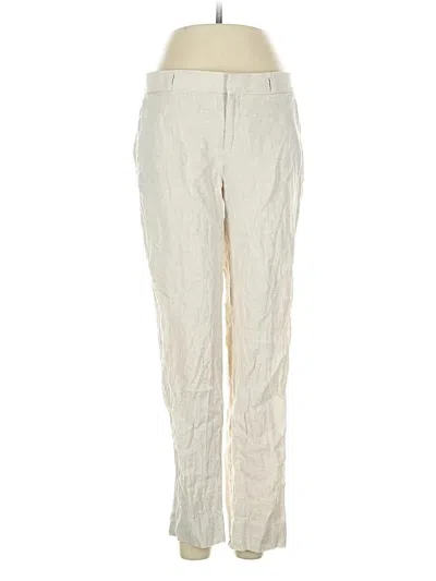 Pre-owned Banana Republic Linen Pants In White