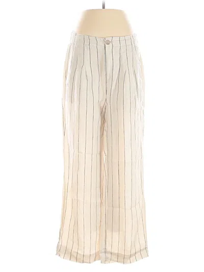 Pre-owned Banana Republic Linen Pants In White