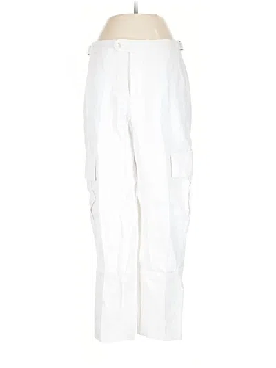 Pre-owned Banana Republic Linen Pants In White