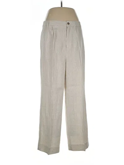 Pre-owned Banana Republic Linen Pants In White