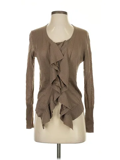 Pre-owned Banana Republic Long Sleeve Blouse In Brown