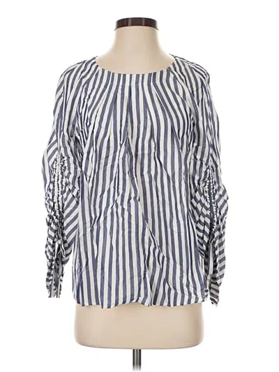 Banana Republic Long Sleeve Blouse In Multi