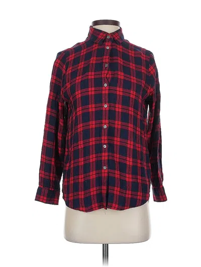 Pre-owned Banana Republic Long Sleeve Button Down Shirt In Blue