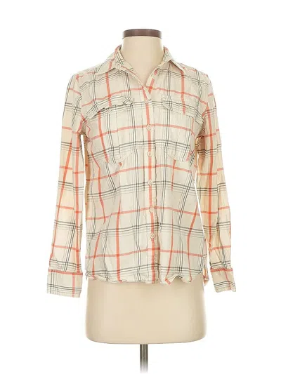 Pre-owned Banana Republic Long Sleeve Button Down Shirt In Brown