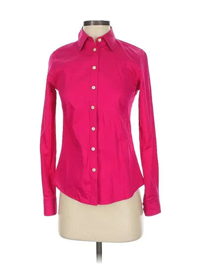 Pre-owned Banana Republic Long Sleeve Button Down Shirt In Pink