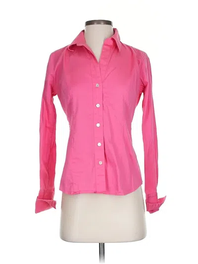 Pre-owned Banana Republic Long Sleeve Button Down Shirt In Pink