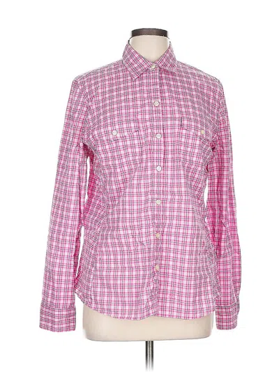 Pre-owned Banana Republic Long Sleeve Button Down Shirt In Pink