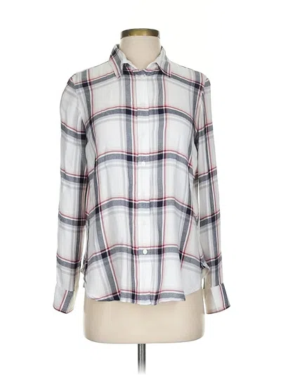 Pre-owned Banana Republic Long Sleeve Button Down Shirt In White