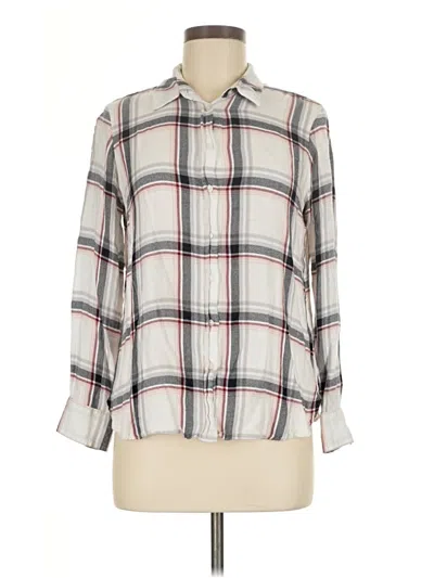 Pre-owned Banana Republic Long Sleeve Button Down Shirt In White