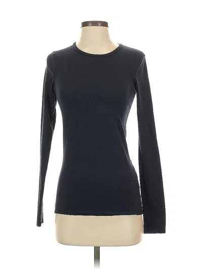 Pre-owned Banana Republic Long Sleeve T-shirt In Blue