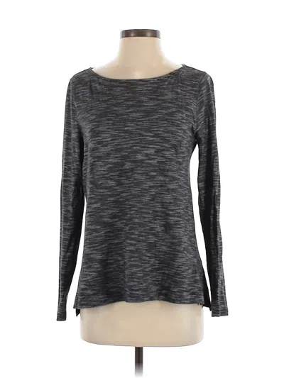 Pre-owned Banana Republic Long Sleeve T-shirt In Gray