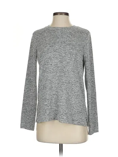 Pre-owned Banana Republic Long Sleeve T-shirt In Gray