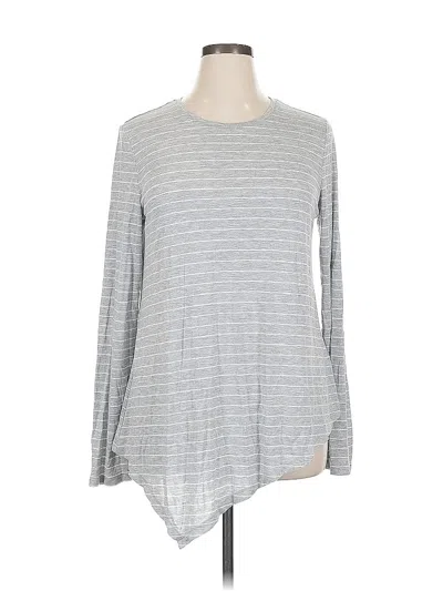 Pre-owned Banana Republic Long Sleeve T-shirt In Gray