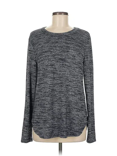 Pre-owned Banana Republic Long Sleeve T-shirt In Gray