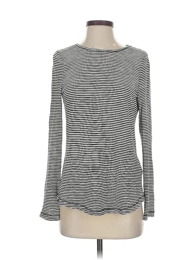 Pre-owned Banana Republic Long Sleeve T-shirt In Gray