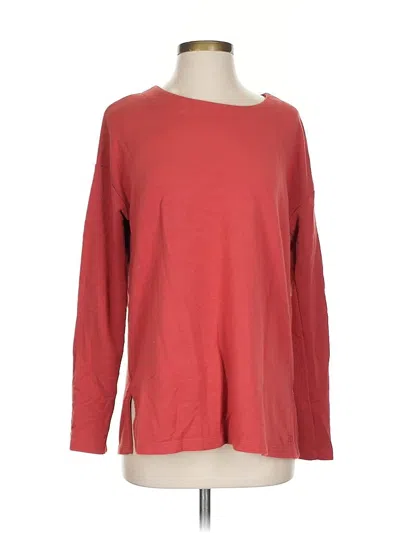 Pre-owned Banana Republic Long Sleeve T-shirt In Red