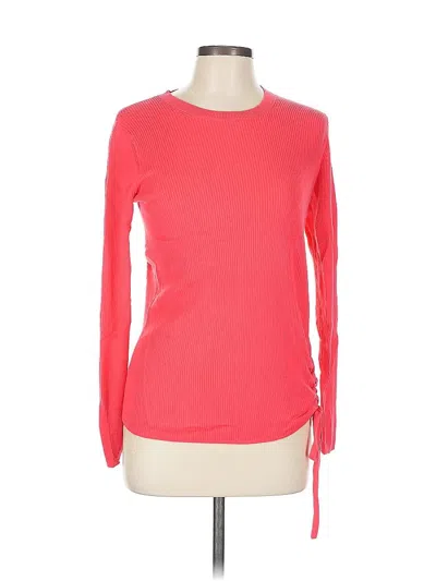Pre-owned Banana Republic Long Sleeve T-shirt In Red