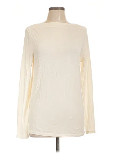 Banana Republic Long Sleeve Top Ivory Turtleneck Tops