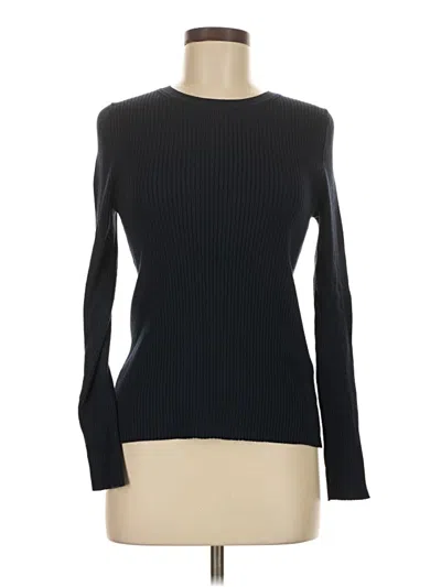 Pre-owned Banana Republic Long Sleeve T-shirt In Black