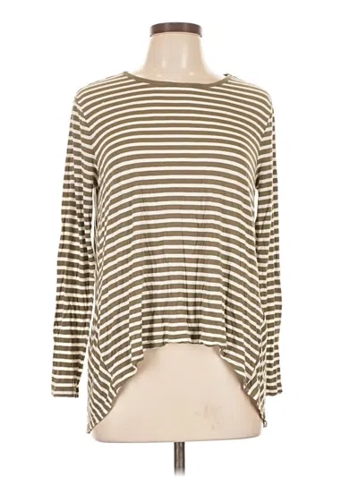 Pre-owned Banana Republic Long Sleeve T-shirt In Brown